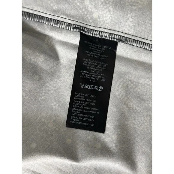 Anthropologie Maeve Long Sleeve Square Neck Drop Waist Mini Dress Black Sz Md - Picture 8 of 8